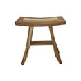 thumbnail image 4 of EcoDecors® Satori® 18" Teak Wood Shower Bench in EarthyTeak Finish, 4 of 11