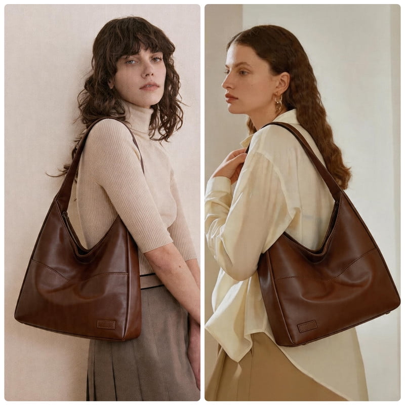 FALAN MULE Hobo Bags for Women Soft Leather Crossbody Purse and Handbags Ladies Top Handle Satchel Shoulder Bags