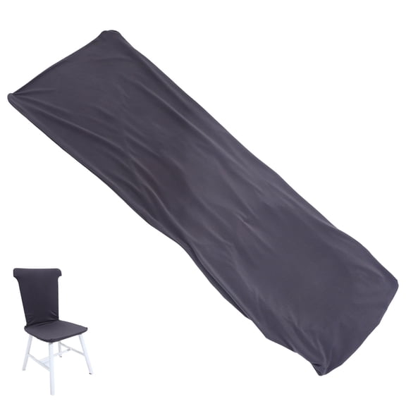 HONMEET Grey Elastic Washable Chair Cover Slipcover for Dining Room Chairs, Stretch Fit Protective Seat Cover