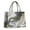 Gray White Gold-1, variant on Large Capacity Tote Bag,Black Gold Marble Pattern Handbag Fashion Luxury Tote Bag,15.7"x13"x 5.1" Inches,Laptop Compatible