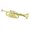 Gold, variant on yotijay 34cm Trumpet Gift Wind Instrument w/ 3 colorful Lightweight Gold-Plated