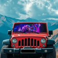 thumbnail image 3 of HUIACONG Purple Butterfly Sun Shade Windshield for 2007-2023 Wrangler Rubicon Sahara TJ JK JKU 2 & 4 Door-Blocks UV Rays Sun Visor Protector,Car Sun Shade Keep Your Vehicle Cool,Car Window Shade, 3 of 6