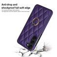 thumbnail image 5 of Allytech Galaxy S23 Plus Case with Finger Ring, 360° Rotatable Ring Holder Kickstand Luxury PU Leather Non-Slip Shockproof Business Women Men Phone Covers for Samsung Galaxy S23 Plus 5G 6.6", Purple, 5 of 8
