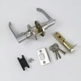 thumbnail image 2 of Cerradura de manija de puerta Jadeshay Kit de cerradura de aluminio, 2 of 6