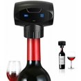 thumbnail image 1 of Tapones de vino eléctricos, el mejor regalo para los amantes del vino, bomba de vacío de vino automática con tapones de silicona, tapones de botellas de vino reutilizables, 1 of 5