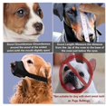 thumbnail image 5 of Dog Muzzle,Soft Padded Nylon Breathable Air Mesh Muzzle, Anti Biting Barking Chewing Design with Adjustable Loops For Small Medium and Large Dogs(XS), 5 of 5