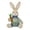 A, variant on Easter Decorations Sitting Bunny Stuffed Animal Figurine, 12.6" Bunny Plush Doll Statue, Spring Home Decor Home Table Centerpiece Indoor Outdoor Garden Ornament Gift for Adults, A, 1Pcs