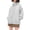 Light Gray, variant on Women's UPF 50+ UV Protection Lightweight Sun Jacket Packable Hooded Full Zip Quick Dry Sun Shirt for Vacation Beach Travel Daily Outdoor,XL