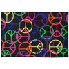 your zone peacelink rug, 3'10" x 2'6"