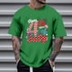 thumbnail image 1 of Tops para hombre, blusas y camisas de cuello redondo y manga corta para hombre, tops casuales de cuello redondo y manga corta con estampados especiales para hombre., 1 of 5