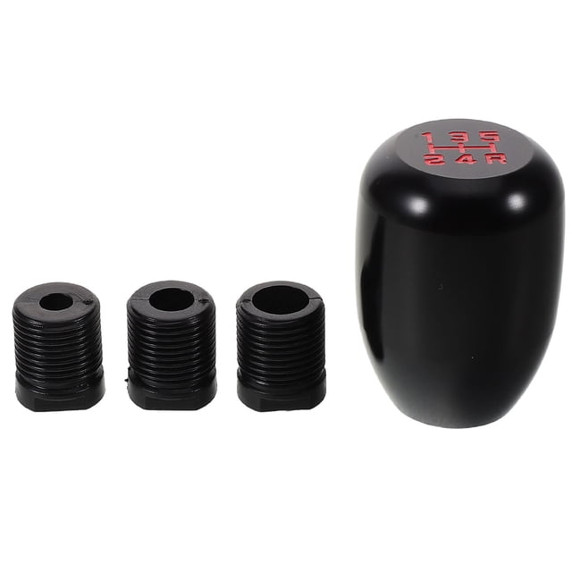 SKISUNO Accesorio Universal Pomo De De En Aluminio Negro Para Uso En Automóvil