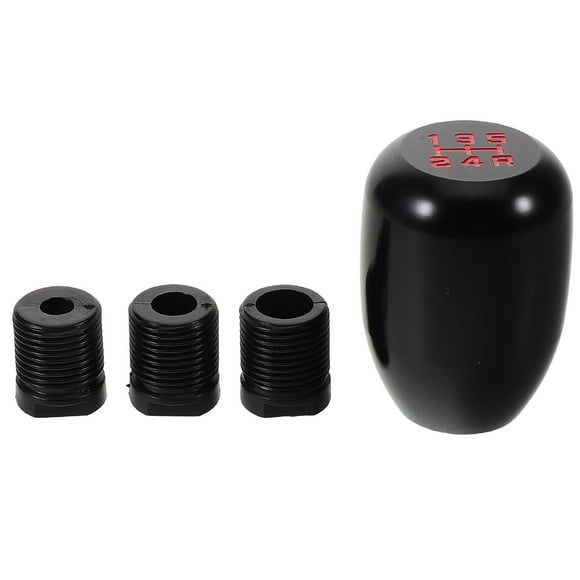 SKISUNO Accesorio Universal Pomo De De En Aluminio Negro Para Uso En Automóvil