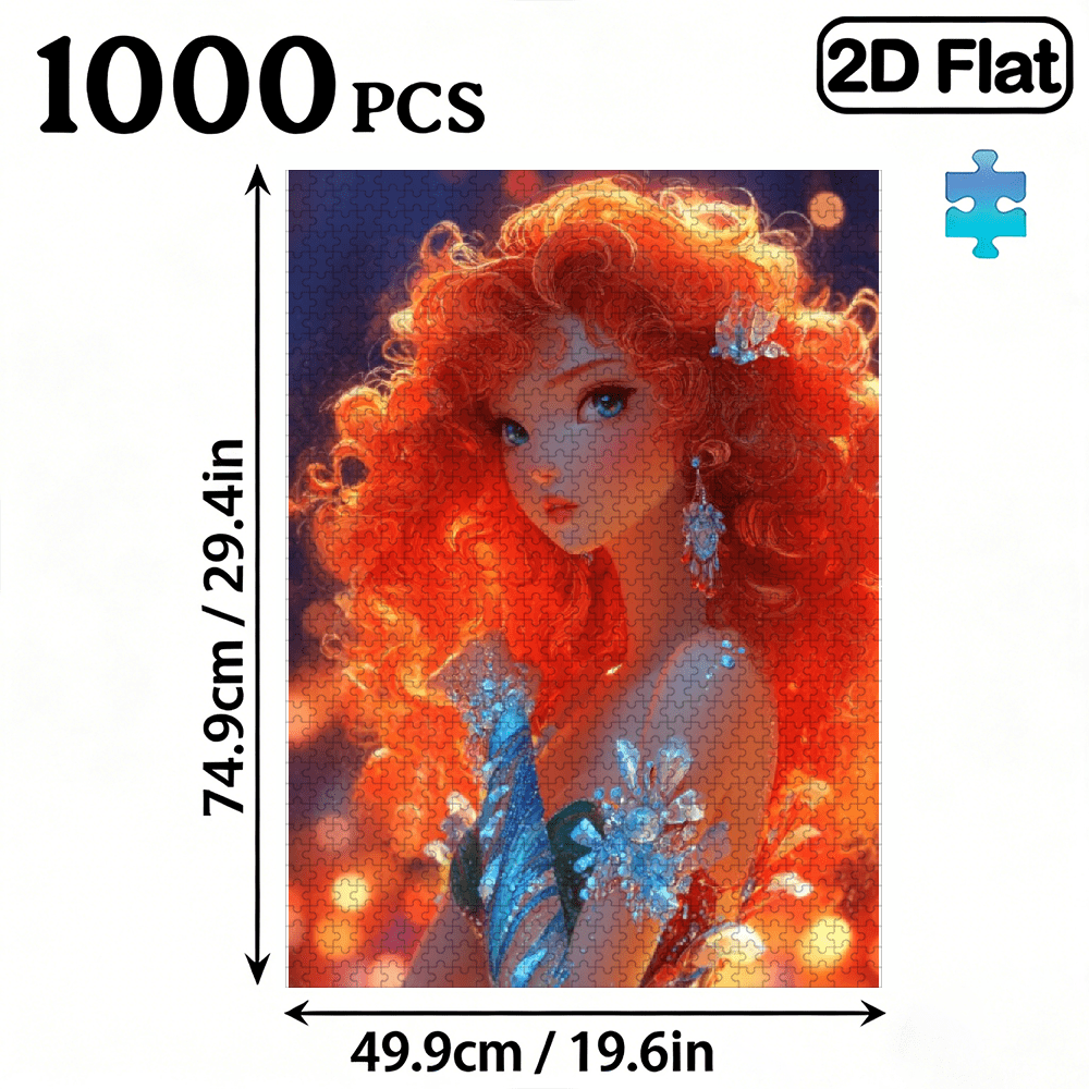 A Box of (1000pcs) Adult Puzzles, Character Landscape Theme, High Difficulty, Suitable for Adults, Family Entertainment, Home Decoration.29.4*19.6 in