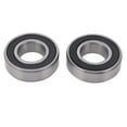 thumbnail image 2 of Deep Groove Ball Bearing, Low Noise High Temperature Resistant Deep Groove Ball Bearing Double Sealed 2Pcs Motor Level  For Automobiles, 2 of 8