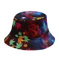 thumbnail image 3 of Chapeau de Pêcheur de Chapeau de Bassin d'Impression de Femmes Chapeau de Seau Extérieur, 3 of 4