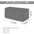 thumbnail image 4 of DYstyle Home Decor Printed Footstool Ottoman Cover (Ottoman Not Included), 4 of 5