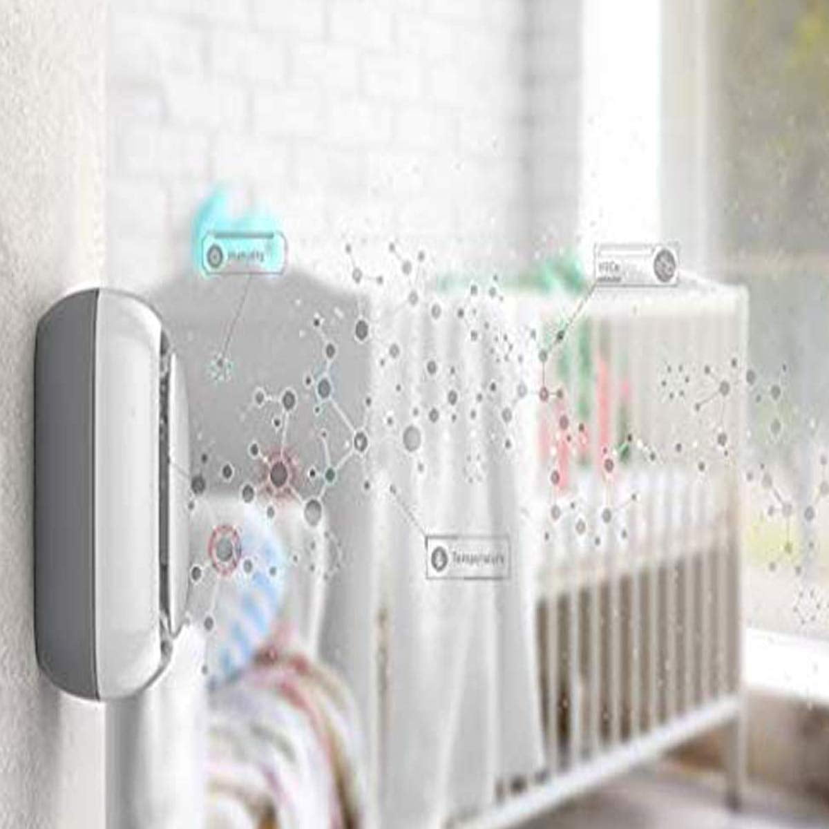 Lollipop Smart Baby Monitor HD WiFi & Wall Mount