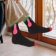 thumbnail image 2 of GOOHOCHY 1 par de calcetines peludos, cálidos y esponjosos para invierno, bonitos, cálidos para mujer, para dormir., 2 of 8