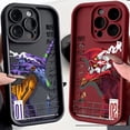thumbnail image 2 of Funda de teléfono EVA de Anime para E-Evangelions-IPhone 16 15 14 13 12 11 Pro Max Mini XR XS X 7 8 Plus, funda trasera suave de TPU, 2 of 5