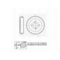 thumbnail image 4 of Winstop Brake Drum, Rear WS242178, Scion xA 2006-2004, 4 of 4