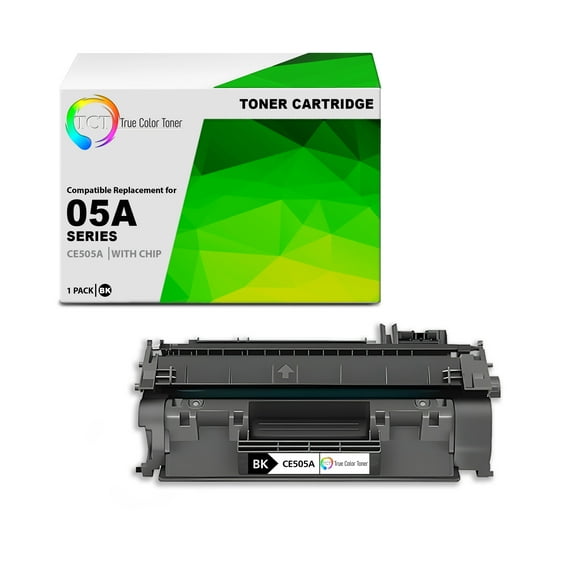 TCT 05A Toner Cartridge - Premium Compatible Replacement for 05A CE505A Black