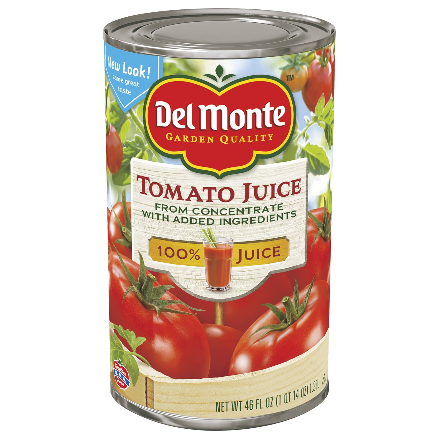 Del Monte 100% Tomato Juice, 46 fl oz by Del Monte Consumer Products