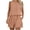Khaki, variant on Outfits Set for Women Women Two Piece Set Fall Women's Solid Color Sleeveless Pleated Shorts Casual Suit Sleeveless Round Neck Top shirt Suit my items ordered by me recently