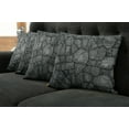 thumbnail image 2 of Ambesonne Grey Throw Pillow Cover 4 Pack, Stone Wall Rough Rusty, 20", Grey, 2 of 6