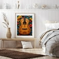 thumbnail image 6 of Diamond Art Kit for Adults, Floral Acoustic Guitar Artistry Diamond Painting for Adults Beginners, 5D DIY Diamond Art Painting Kits, Colorful Diamond Painting Craft for Home Decor 12x16, 6 of 7