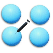 4-Pack Blue Kickball set -Dosgeball, Kick Ball Four Square Playground Balls