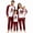 Style2:Red, variant on Christmas Family Matching Pajamas Tree Print Holidays Sleepwear Loungewear Pjs