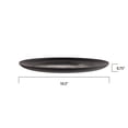 thumbnail image 4 of Mainstays 10.5 in Round Plastic Halloween Bats Dinner Plate, Black, 4 of 6