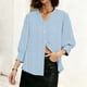 thumbnail image 2 of TaTaai Women's Fashion Spring And Summer Button Up Cardigan 3/4 Quarter Sleeve Jacket V-neck Top/shirt Gift, 2 of 6