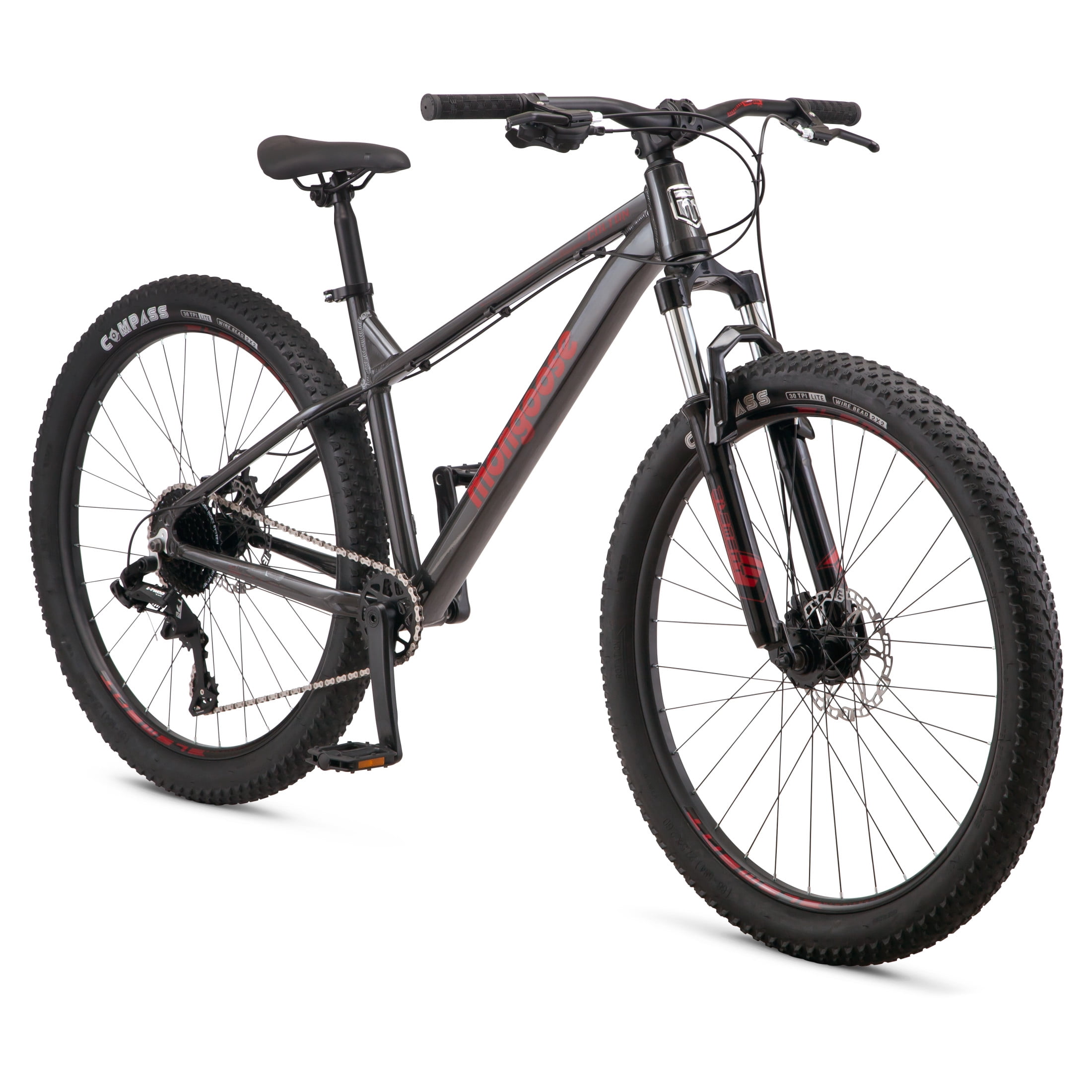 Mongoose Colton Mountain Bike, 27.5-Inch Wheel, 7 Speeds,Black