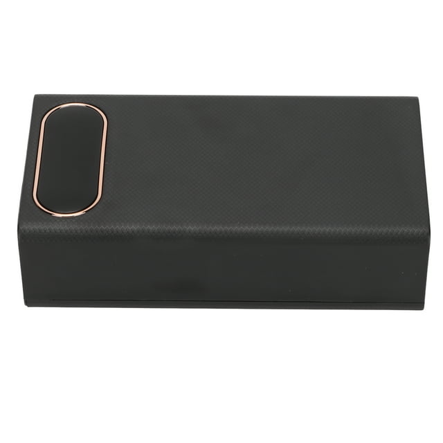 DIY Portable Power Bank Case L12 Mobile Battery 12 Batteries Capacity with 2 LED Lights LCD Display for IOS Daily Use