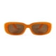 thumbnail image 4 of Gafas de Sol ADE WU Rectangulares con Montura Neón Naranja y Lente Marrón, 4 of 7