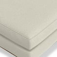 thumbnail image 6 of Simpli Home Morrison 33 inch Wide Mid-Century Modern Table Ottoman in Cream White Woven-Blend Fabric, 6 of 8