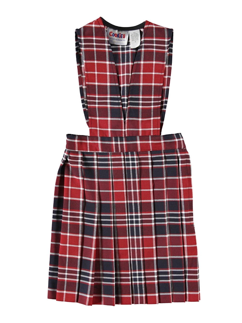 Cookie's Brand Little Girls' "Crystal" Jumper (Sizes 4 6X) red/navy