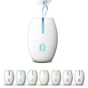 APOLLO | Modern, Compact, Silent Essential Oil Ultrasonic USB Diffuser w/LED changing lights (White)