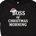 thumbnail image 3 of Inktastic Boss of Christmas Morning Holiday Toddler Hoodie, 3 of 4
