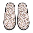 thumbnail image 1 of Fotbe Christmas Santa Cartoon Snowman Pantuflas Peludas para Mujer con Estampado, Zapatillas de Peluche, Zapatos de Invierno para Casa, Uso Interior y Exterior-Large, 1 of 8