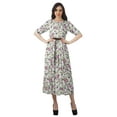 thumbnail image 4 of Moomaya Printed Swing Dress Women Midi Dress Short Sleeve Casual Work Dress, 4 of 6