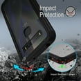 thumbnail image 6 of CBUS Heavy-Duty Phone Case with Built-in Screen Protector Cover for TCL 10 5G UW (Black), 6 of 7