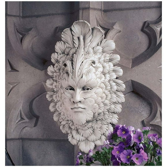 Classic Italian Carnival Venetian Greenman Wall Mask Sculpture Statue Decor