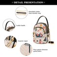 thumbnail image 4 of FORMRS Crossbody Bag for Women Shoulder Cell Phone Purse with Zipper, Beige Christmas Santa, 4 of 7