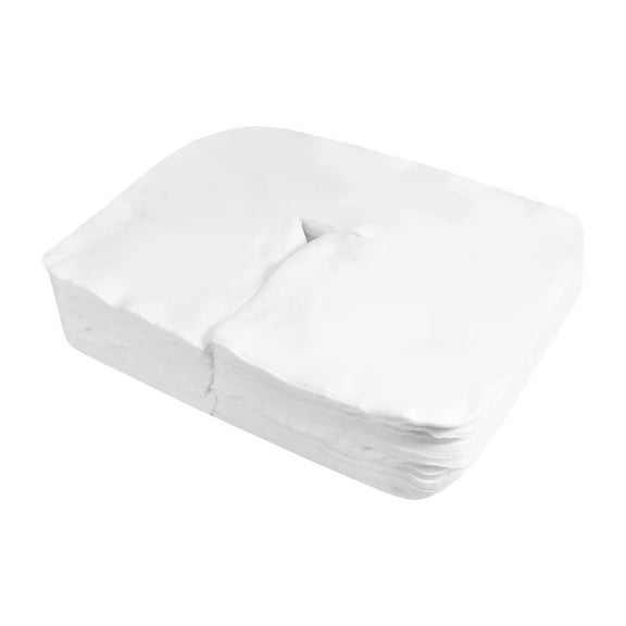 200 Pieces Disposable Face Cradle Covers,Soft Non Sticking Flat Face Rest Cover Headrest Covers for Massage Tables, Chairs and Spa bed
