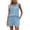Sky Blue, variant on Short Sets for Women Loose Fit Sleeveless V Neck Tank Top and Shorts 2 Piece Matching Set Summer Loungewear