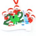 thumbnail image 1 of Resina De Navidad Navidad Familia Diy Bendiciones Escritas A Mano Colgantes De Muñeco De Nieve Regalo Para Amigo O Familia Monstrate HA040823-44, 1 of 6