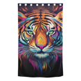 thumbnail image 2 of Tiger Head Colorful Blackout Curtain Panels Drapes Privacy Assured with Light Filtering Curtains for Living room Bedroom Bathroom Window, 2 of 6