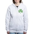 thumbnail image 2 of CafePress - St Paddys Day Shamrock - Women's Zip Hoodie, 2 of 4
